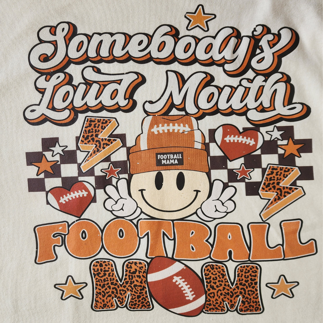 Loud Mouth Football Mama Tee