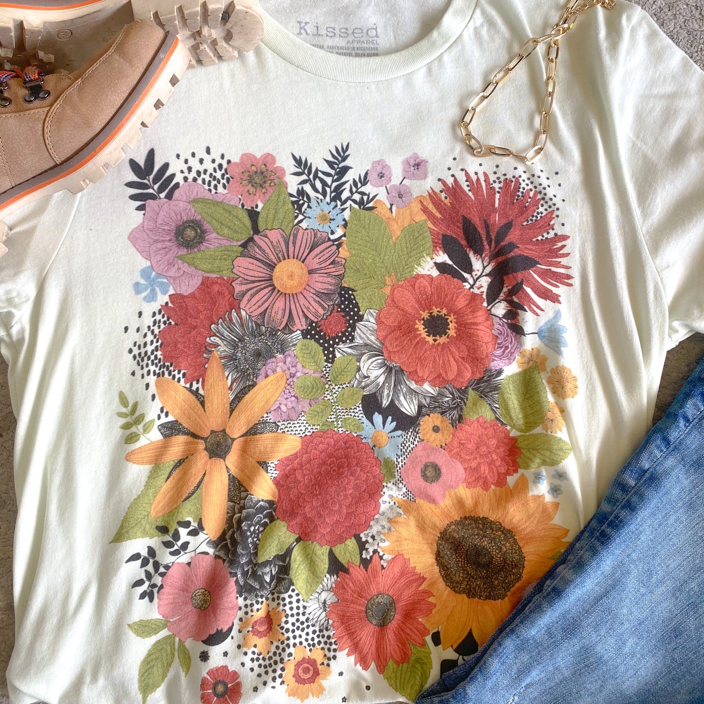 Vintage Flowers Tee