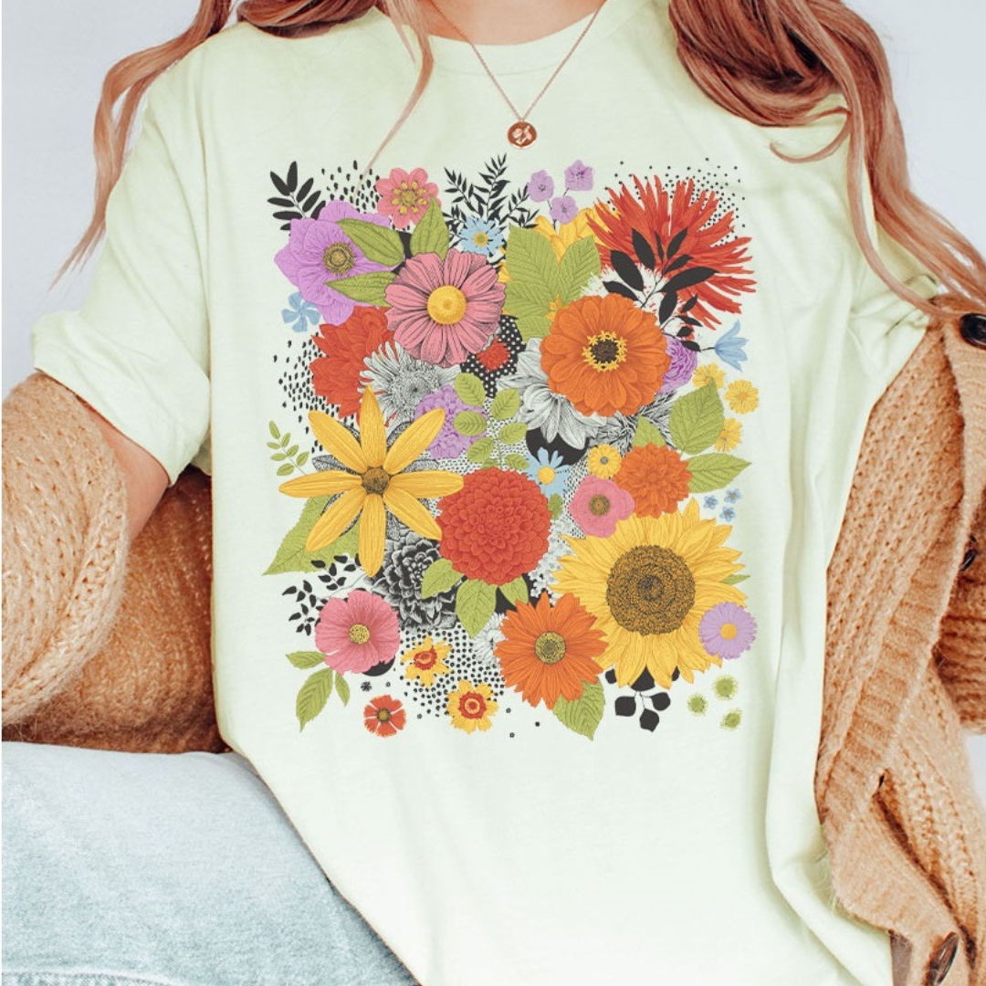 Vintage Flowers Tee