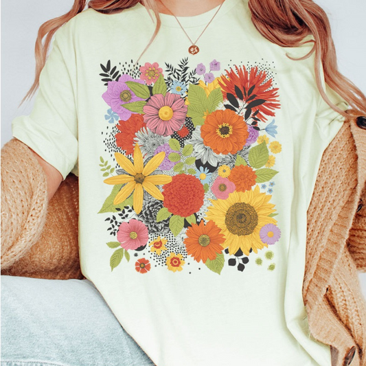 Vintage Flowers Tee