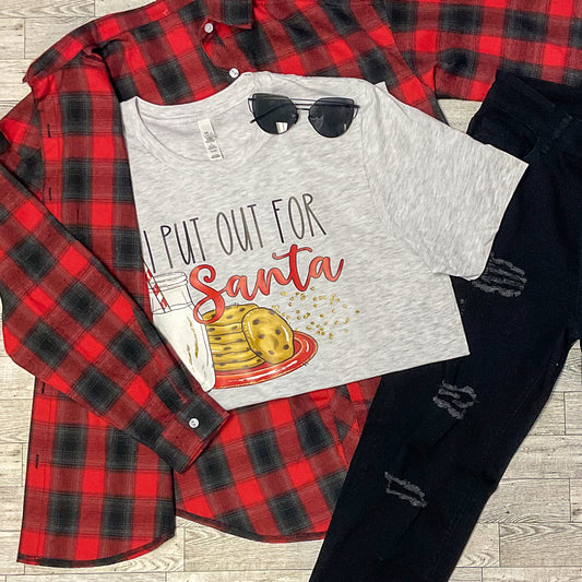 I Put Out For Santa Tee