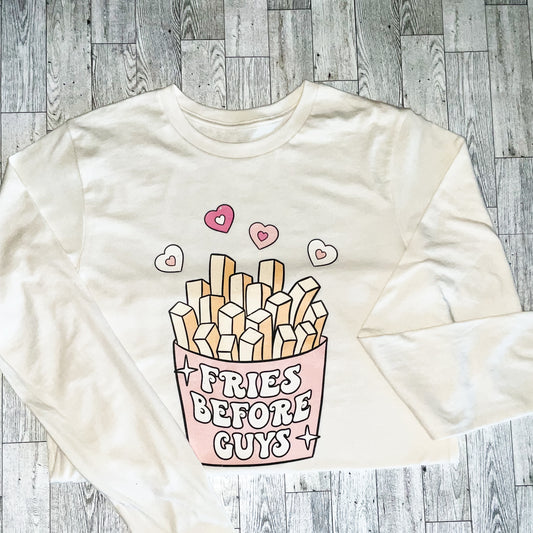 Fries Before Guys Tee